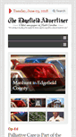 Mobile Screenshot of edgefieldadvertiser.com